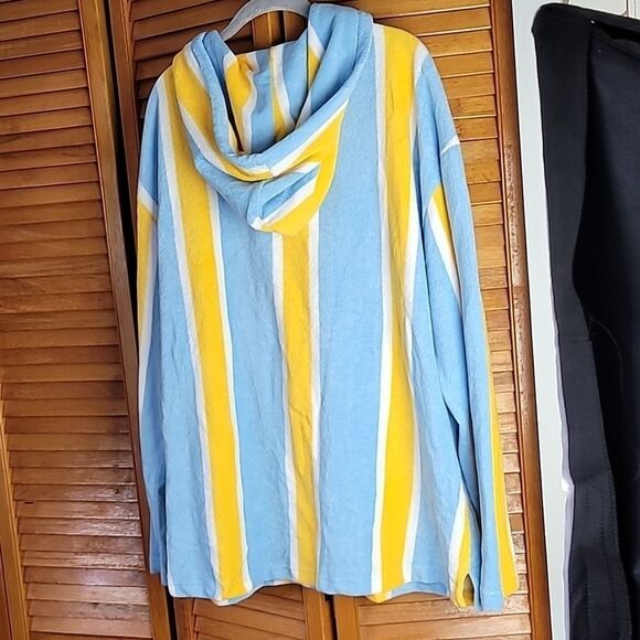 NWT Urban Outfitters UO Striped Terry Hoodie Sweatshirt Size Small - Picture 5 of 5